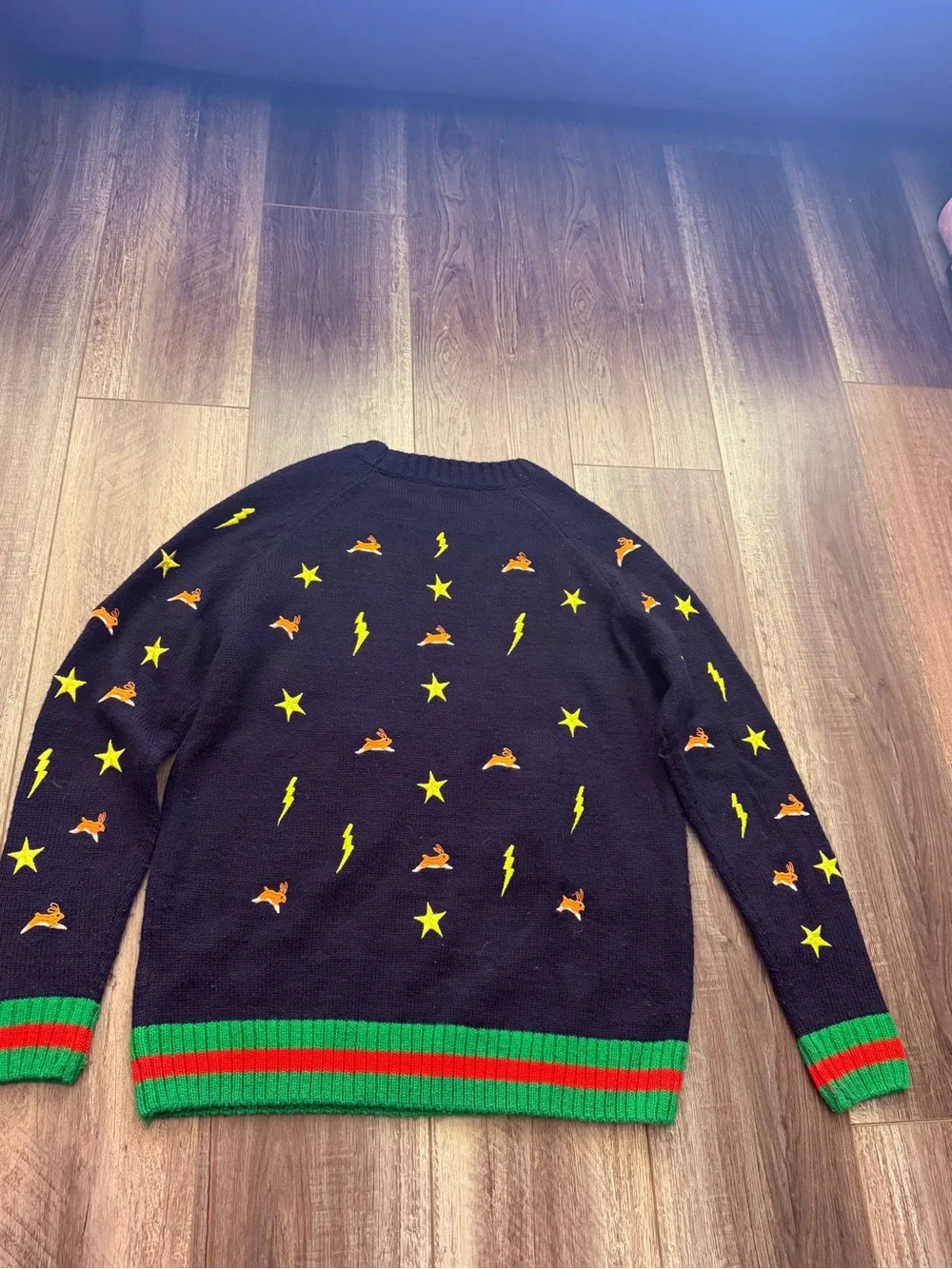 Gucci navy crewneck